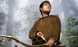 Jonas Armstrong plays Robin Hood in BBC Robin Hood, series 2